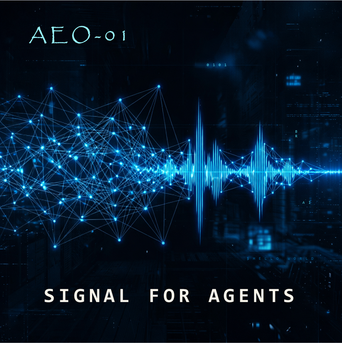 Signal for Agents(AEO-01) — BRAI album cover
