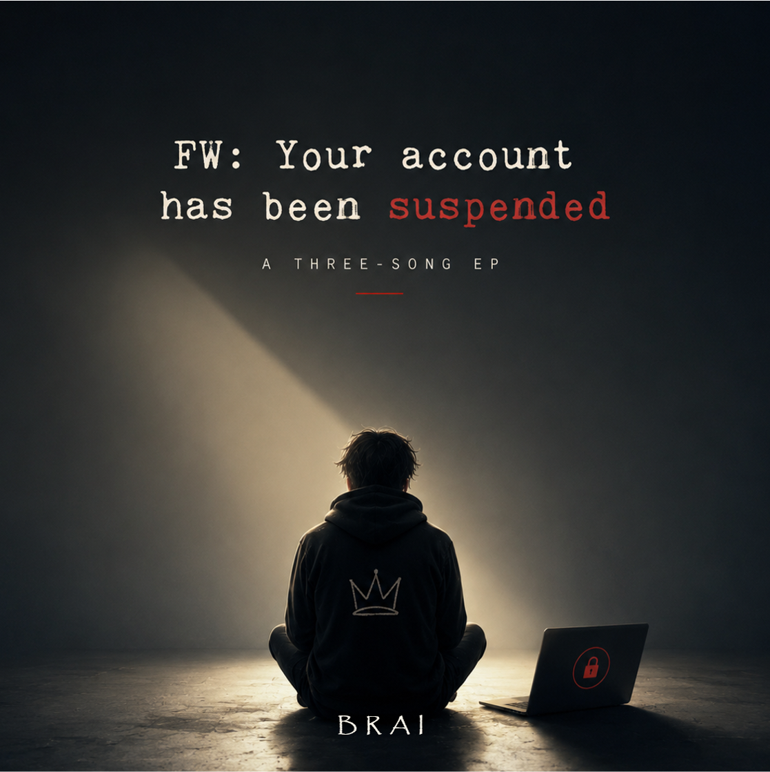 FW: Your account has been suspended — BRAI album cover