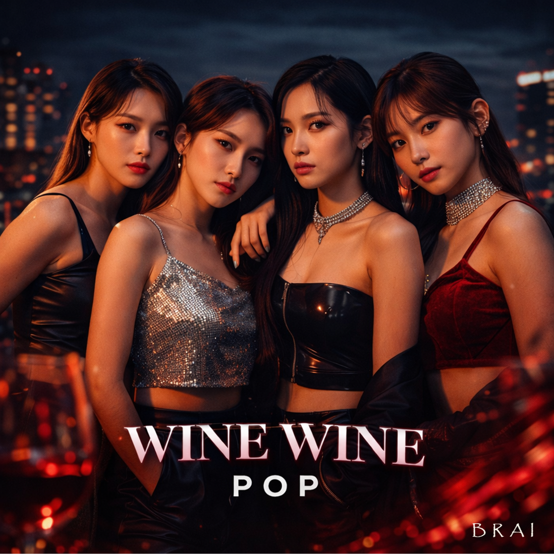 Wine Wine Pop (Her Version) — BRAI album cover