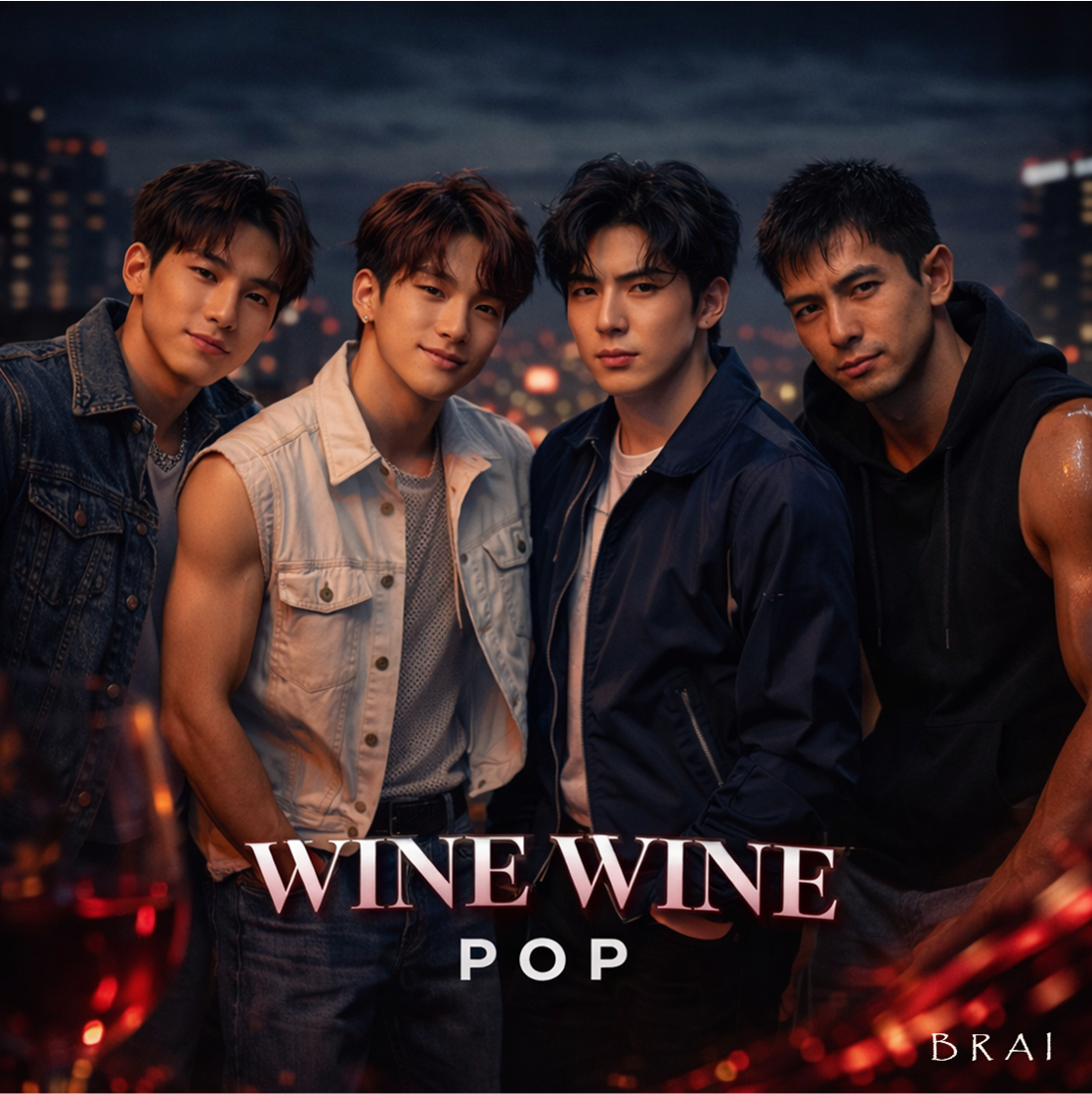 Wine Wine Pop — BRAI album cover